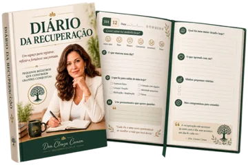 Diário da Recuperação — Mockup 3D